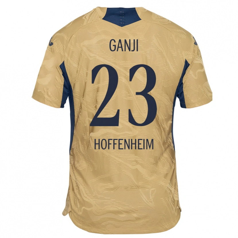 Danxen Dames Leon Ganji #23 Tan Zwart Keepersshirt 2025/26 T-Shirt België