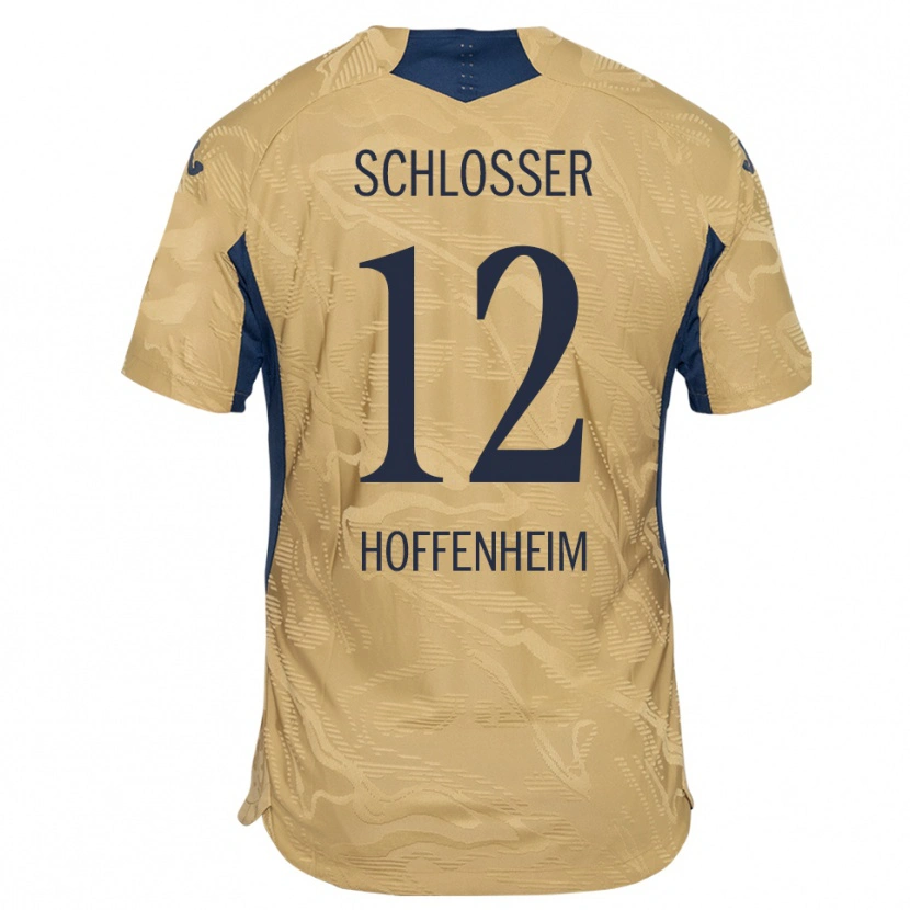 Danxen Dames Nils Schlosser #12 Tan Zwart Keepersshirt 2025/26 T-Shirt België