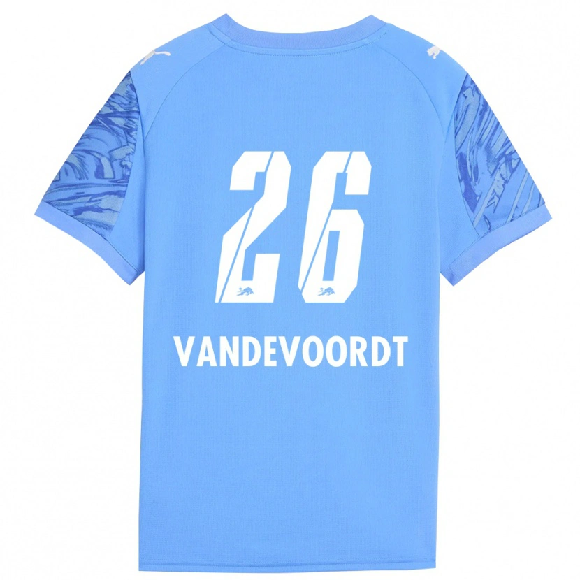 Danxen Dames Maarten Vandevoordt #26 Koninklijk Blauw Rood Keepersshirt 2025/26 T-Shirt België