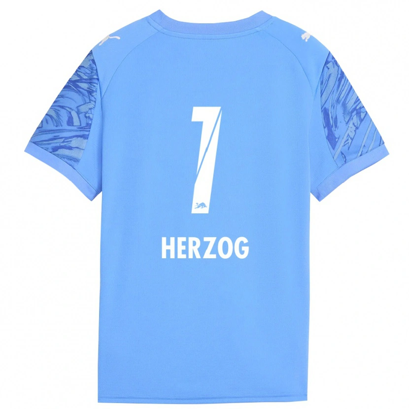 Danxen Dames Elvira Herzog #1 Koninklijk Blauw Rood Keepersshirt 2025/26 T-Shirt België