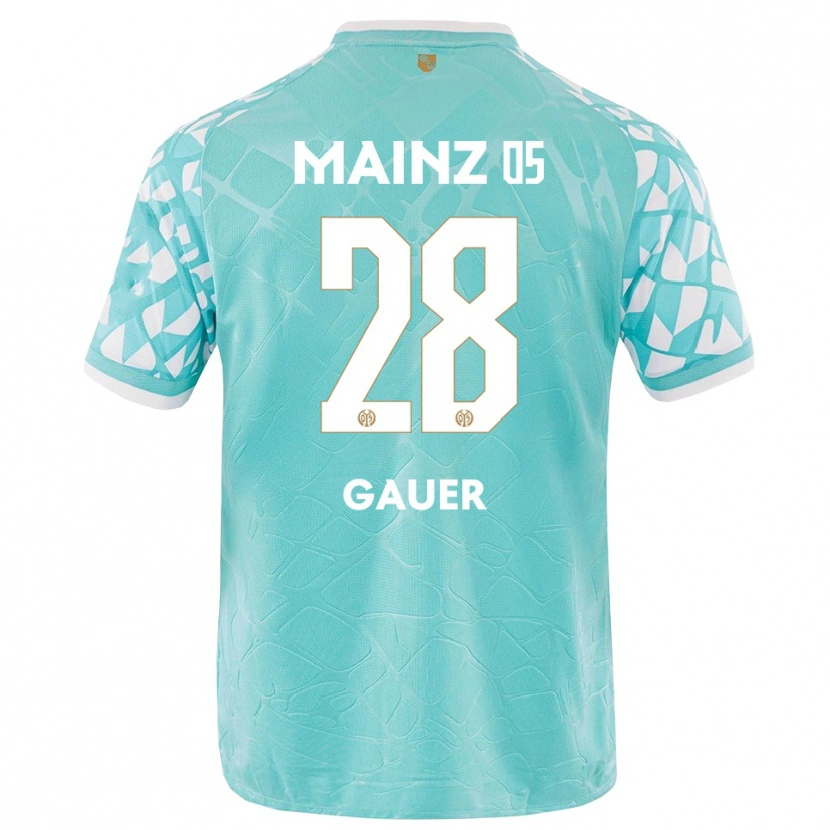 Danxen Dames Luke Gauer #28 Turquoise Wit Keepersshirt 2025/26 T-Shirt België