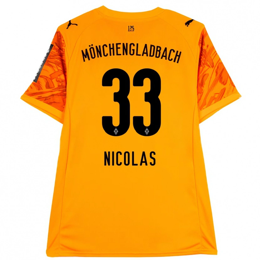 Danxen Dames Moritz Nicolas #33 Oranje Geel Zwart Keepersshirt 2025/26 T-Shirt België