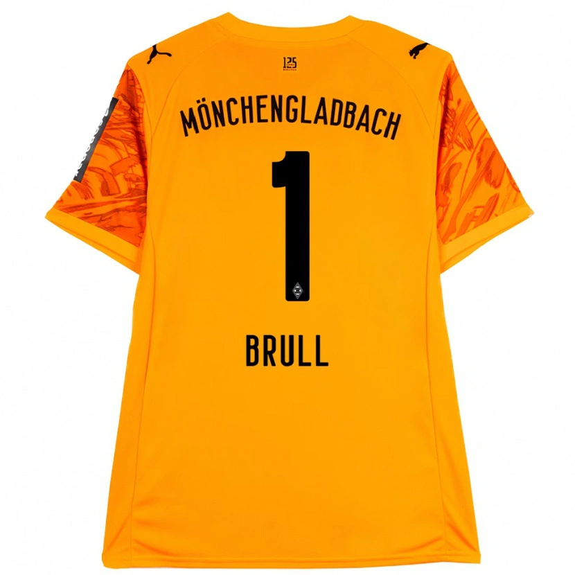 Danxen Dames Maximilian Brüll #1 Oranje Geel Zwart Keepersshirt 2025/26 T-Shirt België
