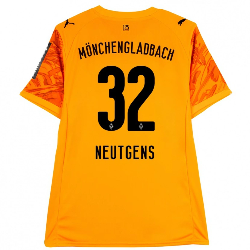Danxen Dames Maximilian Neutgens #32 Oranje Geel Zwart Keepersshirt 2025/26 T-Shirt België
