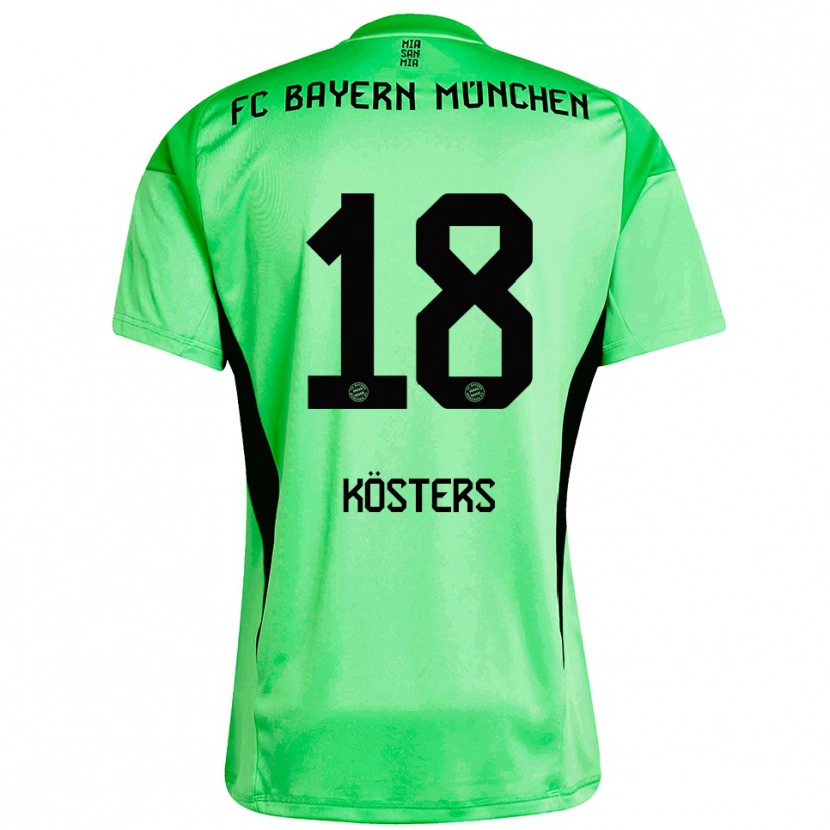 Danxen Dames Matthias Kösters #18 Medium Lente Groen Keepersshirt 2025/26 T-Shirt België
