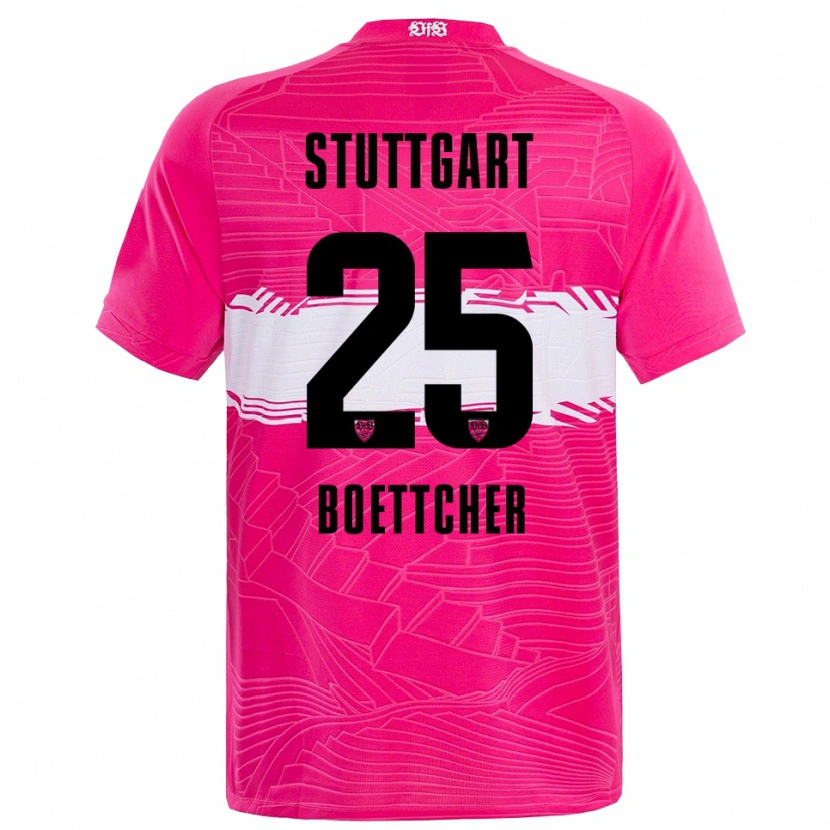 Danxen Dames Eve Boettcher #25 Diep Roze Zwart Keepersshirt 2025/26 T-Shirt België