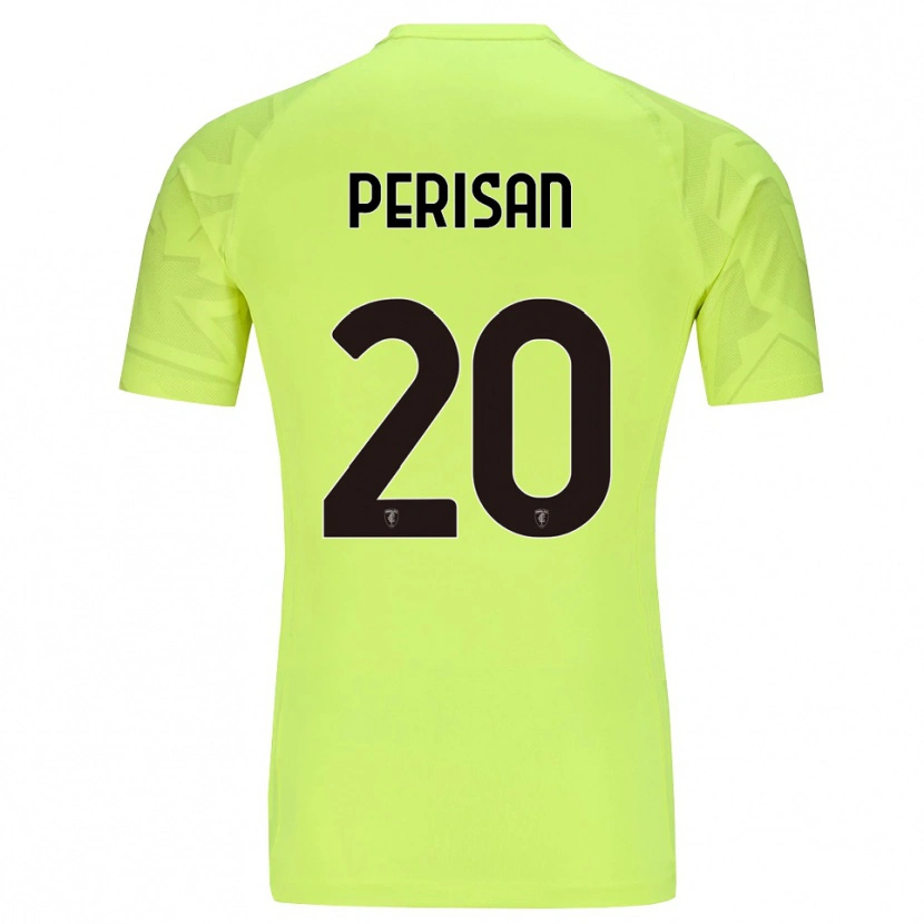 Danxen Dames Samuele Perisan #20 Fluorescent Groen Keepersshirt 2025/26 T-Shirt België