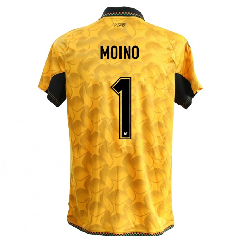Danxen Dames Thomas Moino #1 Geel Zwart Keepersshirt 2025/26 T-Shirt België