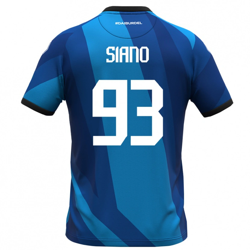 Danxen Dames Alessandro Siano #93 Koningsblauw Oranje Keepersshirt 2025/26 T-Shirt België