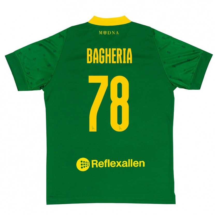Danxen Dames Fabrizio Bagheria #78 Groen Geel Keepersshirt 2025/26 T-Shirt België