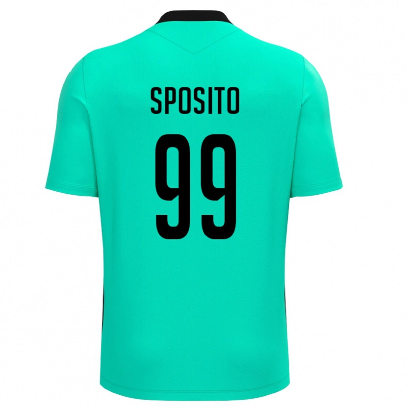 Danxen Dames Alex Sposito #99 Turquoise Zwart Keepersshirt 2025/26 T-Shirt België