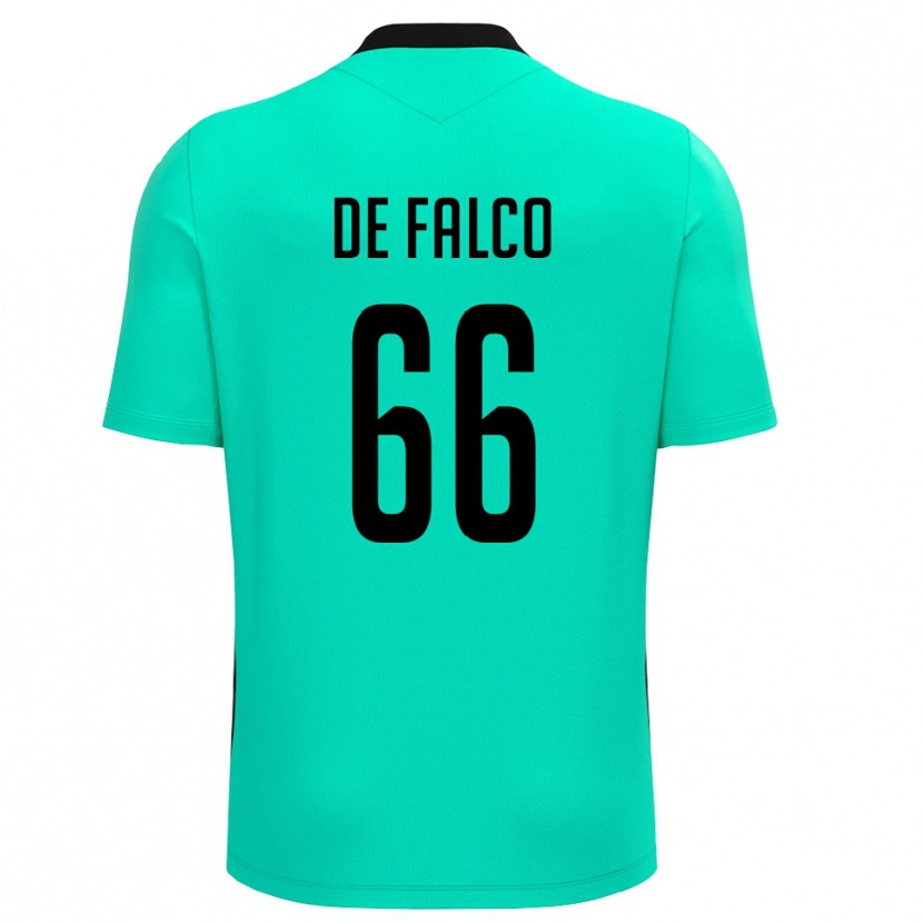 Danxen Dames Cristian De Falco #66 Turquoise Zwart Keepersshirt 2025/26 T-Shirt België