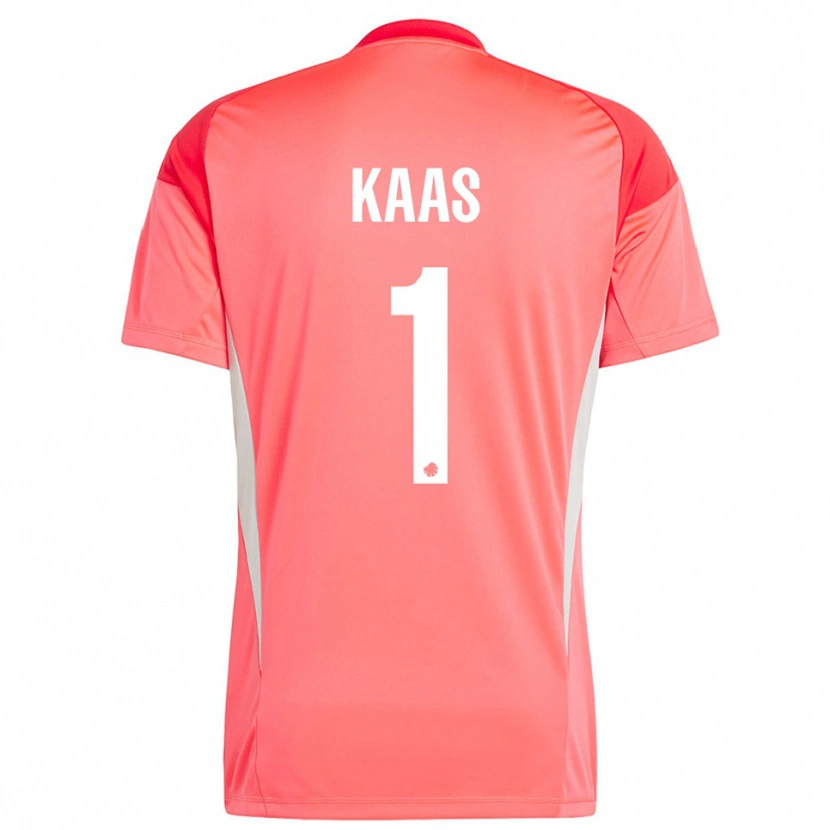 Danxen Dames Anna Kaas #1 Rood Wit Keepersshirt 2025/26 T-Shirt België