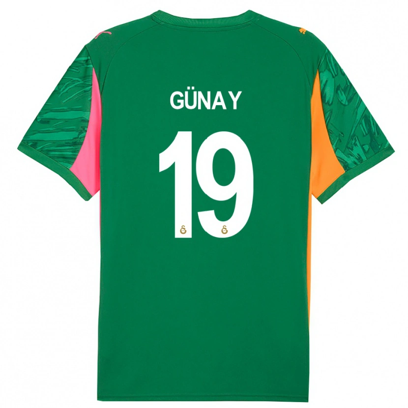 Danxen Dames Günay Güvenç #19 Groen Oranje Roze Keepersshirt 2025/26 T-Shirt België