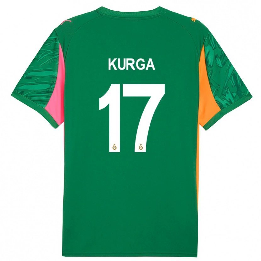 Danxen Dames Handan Kurğa #17 Groen Oranje Roze Keepersshirt 2025/26 T-Shirt België
