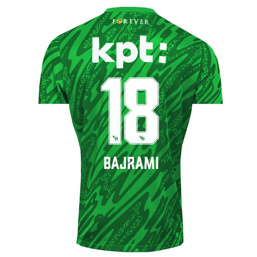 Danxen Dames Ardian Bajrami #18 Groen Wit Keepersshirt 2025/26 T-Shirt België