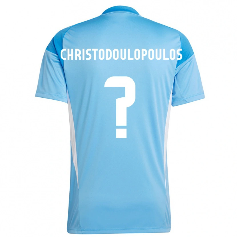 Danxen Dames Giannis Christodoulopoulos #0 Diep Hemelsblauw Keepersshirt 2025/26 T-Shirt België