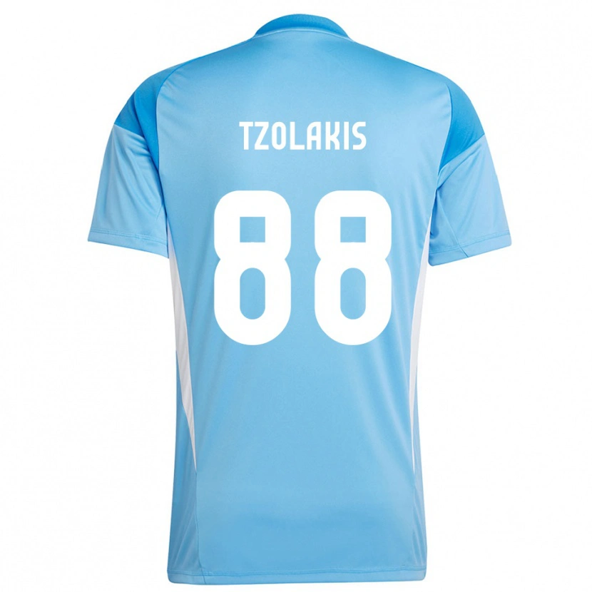 Danxen Dames Konstantinos Tzolakis #88 Diep Hemelsblauw Keepersshirt 2025/26 T-Shirt België