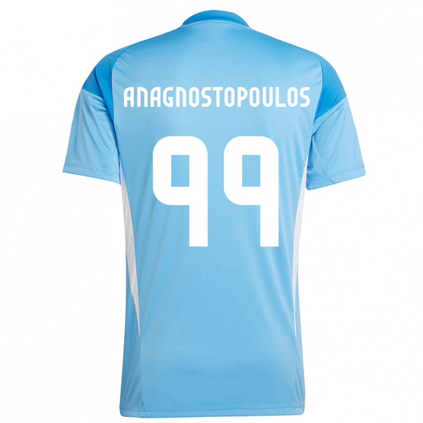 Danxen Dames Alexandros Anagnostopoulos #99 Diep Hemelsblauw Keepersshirt 2025/26 T-Shirt België