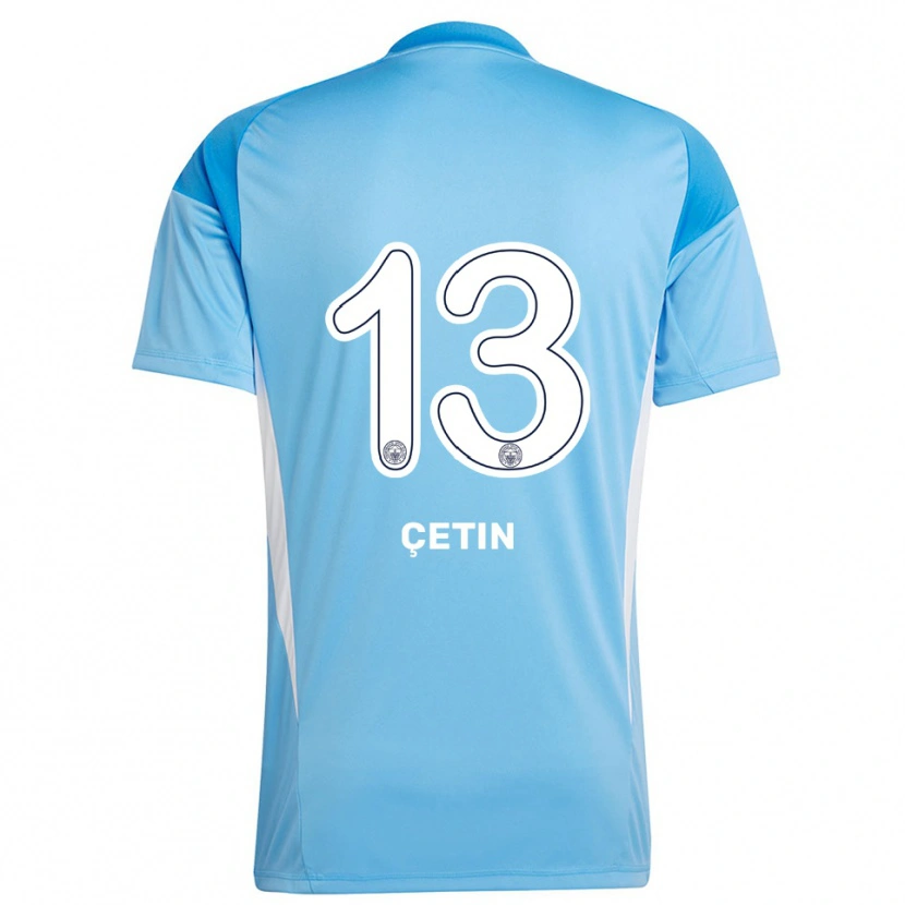 Danxen Dames Tarık Çetin #13 Koningsblauw Wit Keepersshirt 2025/26 T-Shirt België