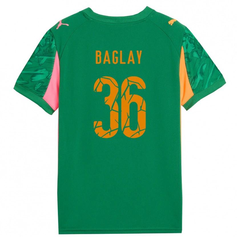 Danxen Dames Rostyslav Baglay #36 Groen Oranje Roze Keepersshirt 2025/26 T-Shirt België