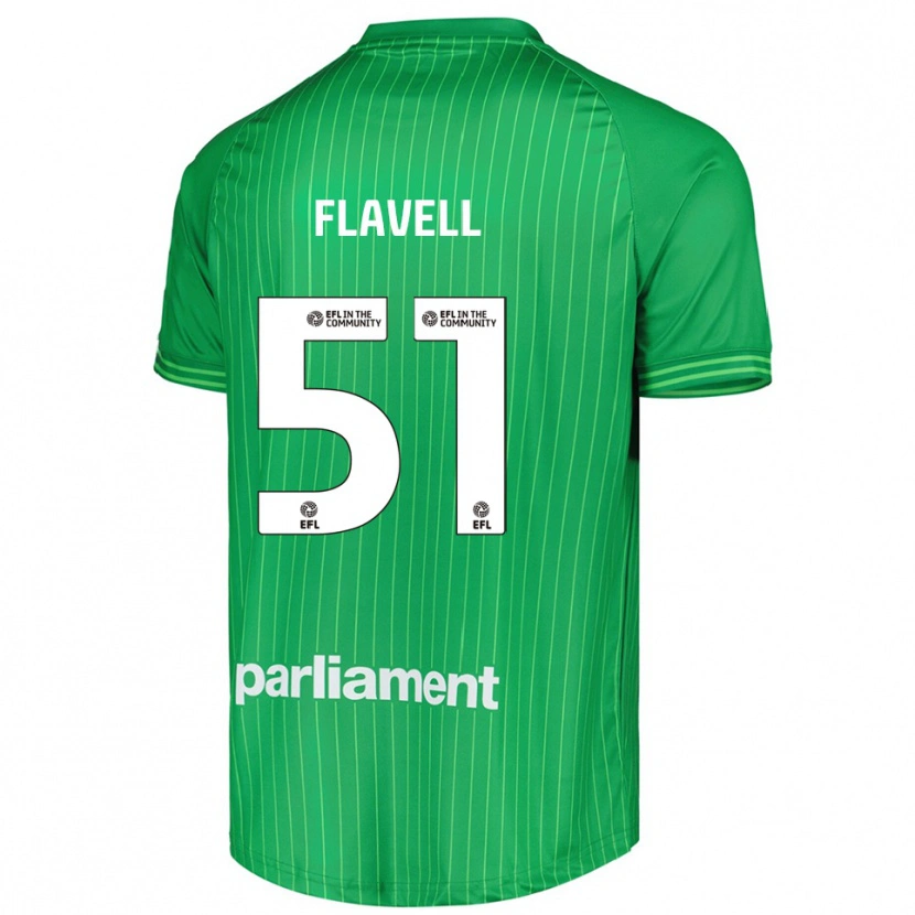 Danxen Dames Kieren Flavell #51 Limoengroen Keepersshirt 2025/26 T-Shirt België
