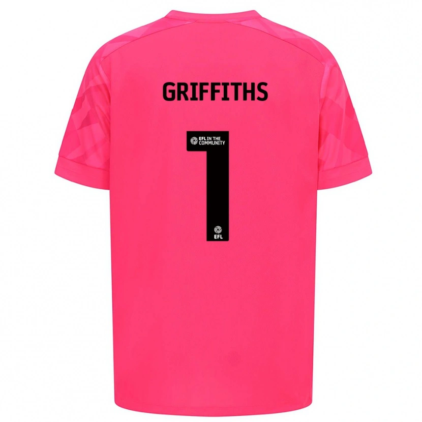 Danxen Dames Ewan Griffiths #1 Roze Roze Keepersshirt 2025/26 T-Shirt België