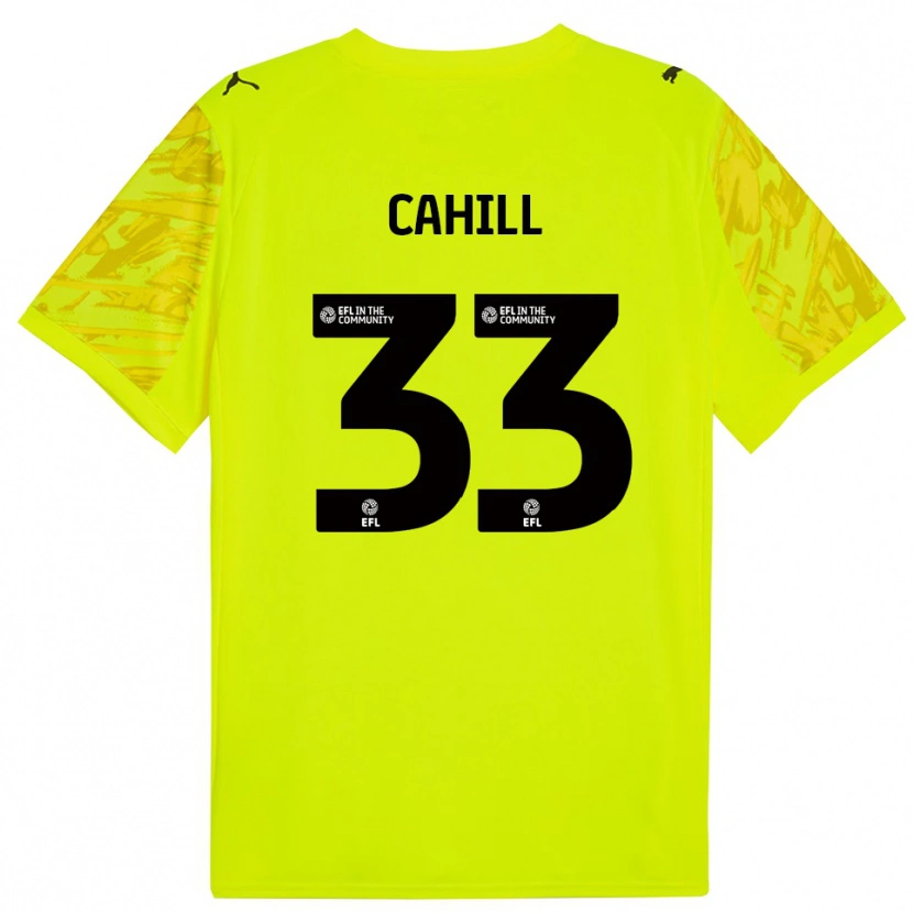 Danxen Dames Killian Cahill #33 Fluorescerend Groen Keepersshirt 2025/26 T-Shirt België