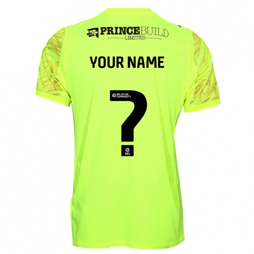 Danxen Dames Peterborough United Fluorescerend Groen Zwart Keepersshirt 2025/26 T-Shirt België