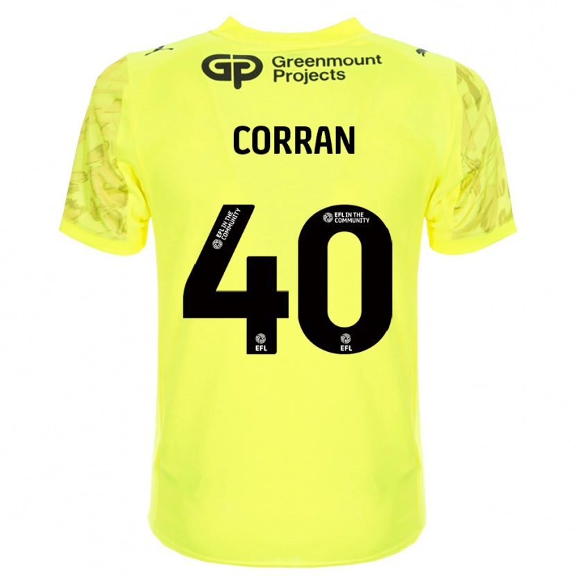 Danxen Dames Matthew Corran #40 Fluorescerend Groen Zwart Keepersshirt 2025/26 T-Shirt België
