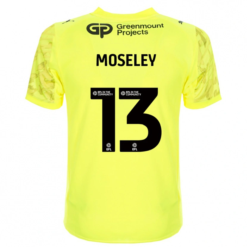 Danxen Dames Faye Moseley #13 Fluorescerend Groen Zwart Keepersshirt 2025/26 T-Shirt België