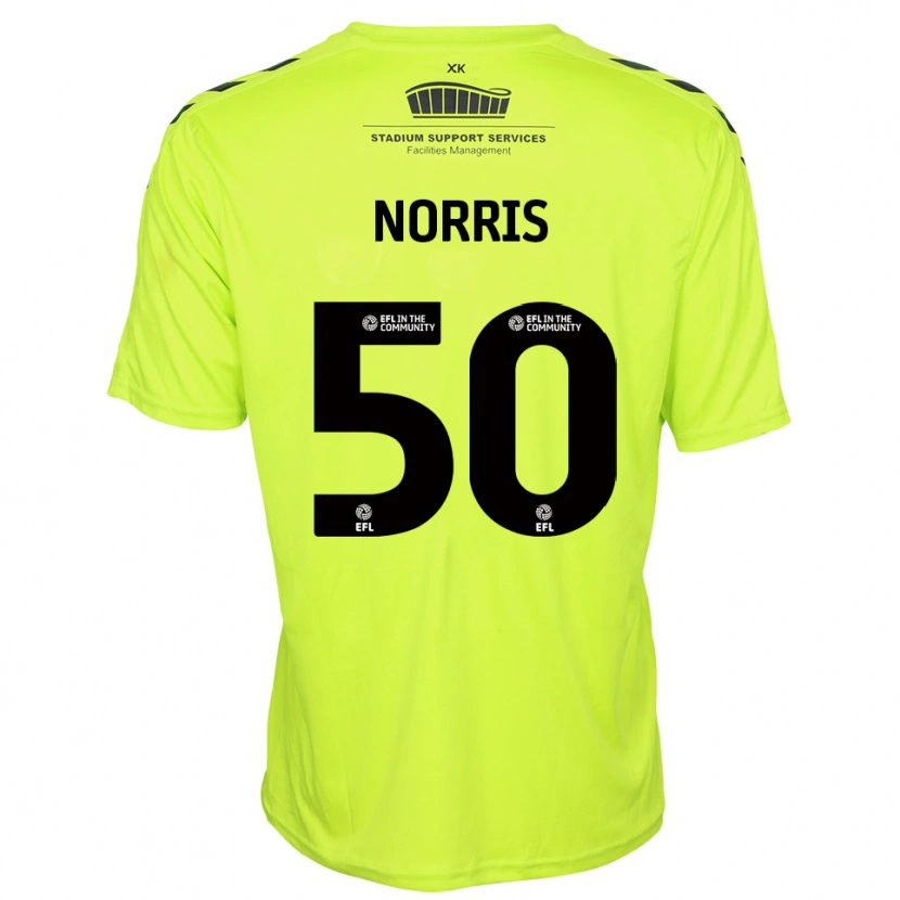 Danxen Dames Will Norris #50 Fluorescerend Groen Keepersshirt 2025/26 T-Shirt België