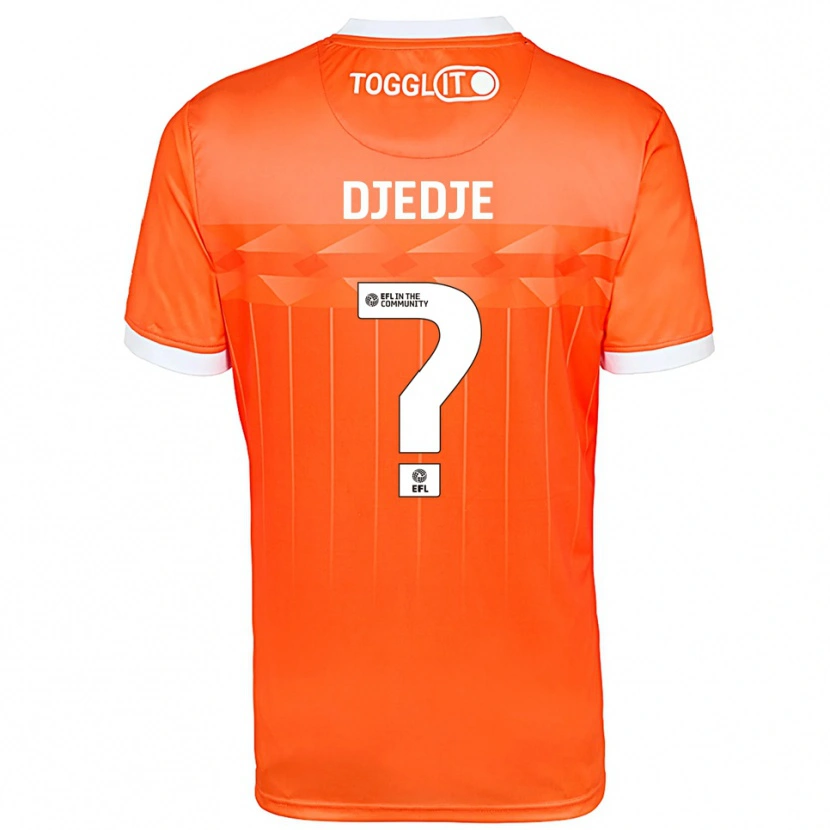 Danxen Dames Eterne Djedje #0 Oranje Wit Keepersshirt 2025/26 T-Shirt België