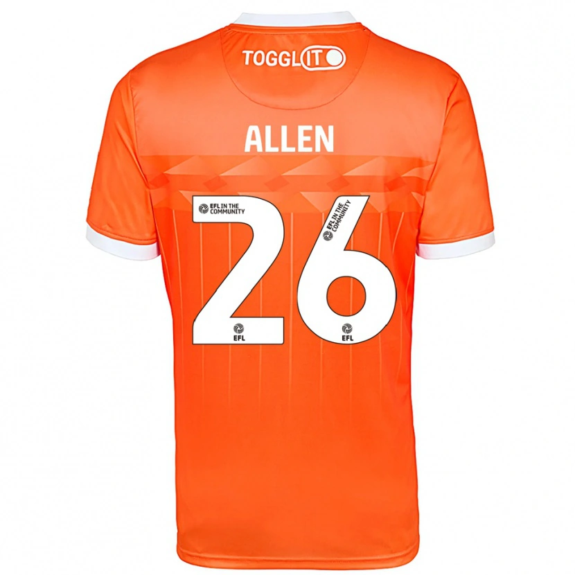 Danxen Dames Lauren Allen #26 Oranje Wit Keepersshirt 2025/26 T-Shirt België