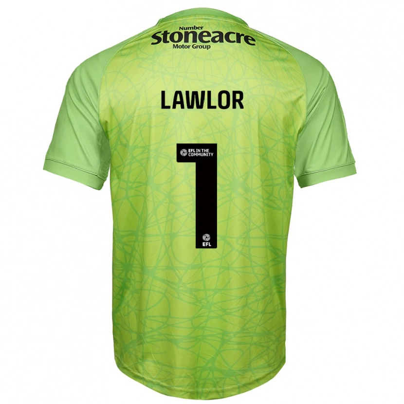 Danxen Dames Ian Lawlor #1 Lichtgroen Keepersshirt 2025/26 T-Shirt België
