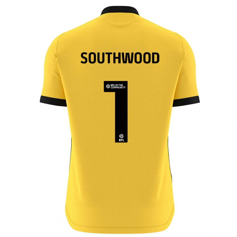 Danxen Dames Luke Southwood #1 Geel Zwart Keepersshirt 2025/26 T-Shirt België