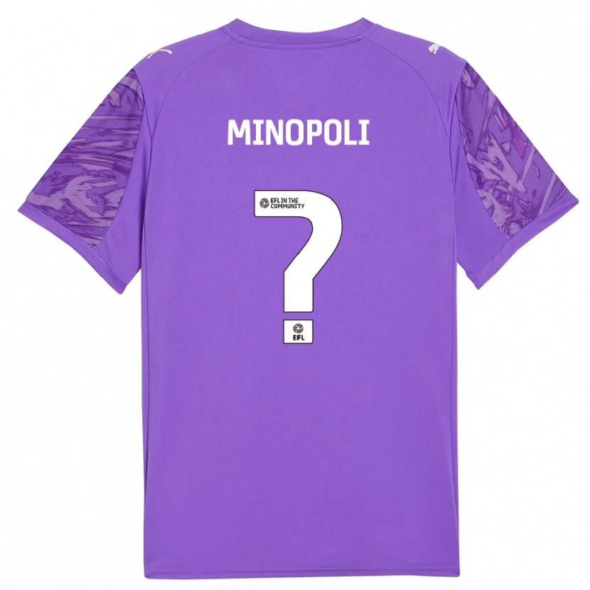 Danxen Dames Giovanni Minopoli #0 Paars Rood Keepersshirt 2025/26 T-Shirt België