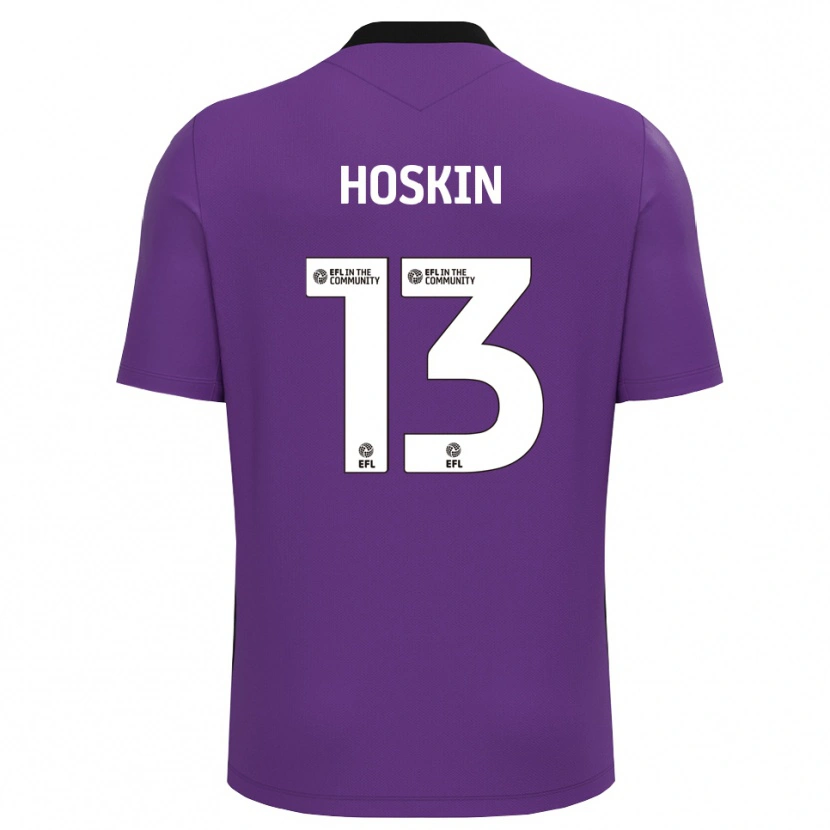 Danxen Dames Owen Hoskin #13 Paars Wit Keepersshirt 2025/26 T-Shirt België