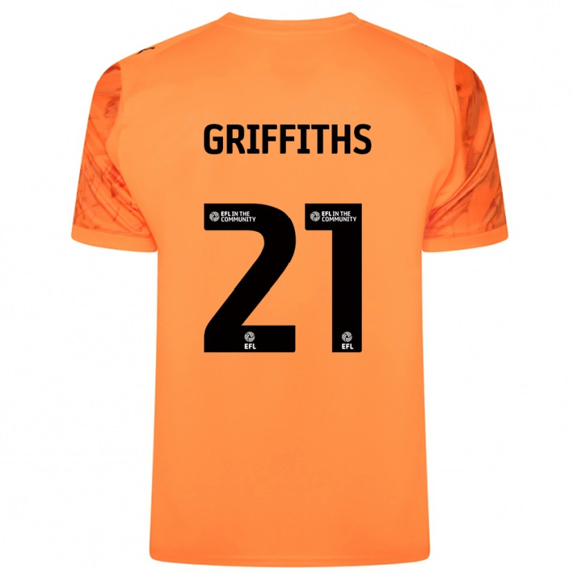Danxen Dames Harry Griffiths #21 Oranje Zwart Keepersshirt 2025/26 T-Shirt België