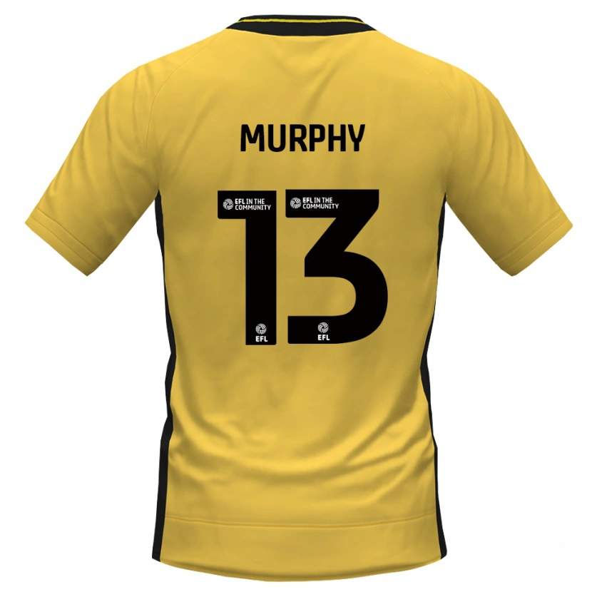Danxen Dames Joe Murphy #13 Geel Zwart Keepersshirt 2025/26 T-Shirt België