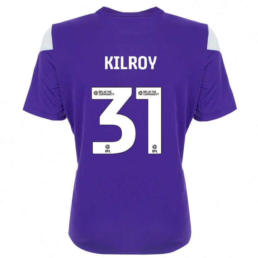 Danxen Dames Jenson Kilroy #31 Paars Wit Keepersshirt 2025/26 T-Shirt België