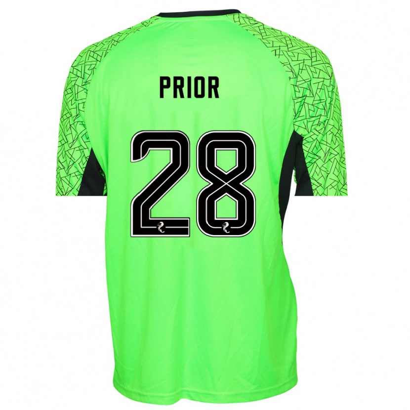 Danxen Dames Jérôme Prior #28 Groen Zwart Keepersshirt 2025/26 T-Shirt België