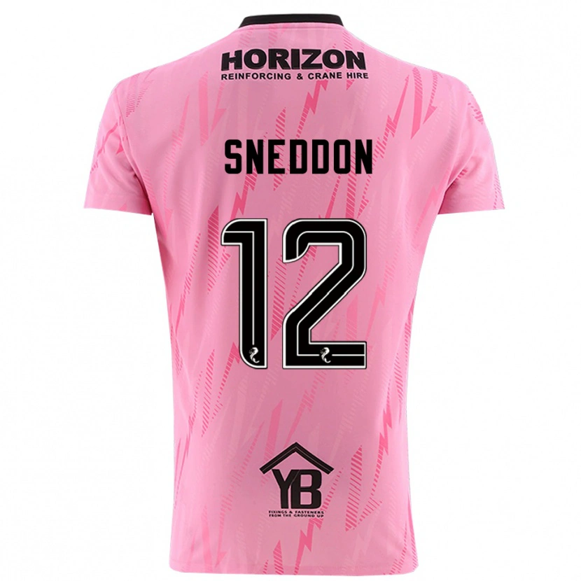 Danxen Dames Jamie Sneddon #12 Roze Zwart Keepersshirt 2025/26 T-Shirt België