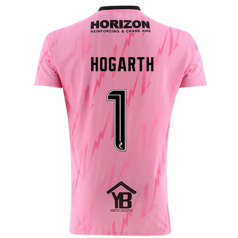 Danxen Dames Nicky Hogarth #1 Roze Zwart Keepersshirt 2025/26 T-Shirt België
