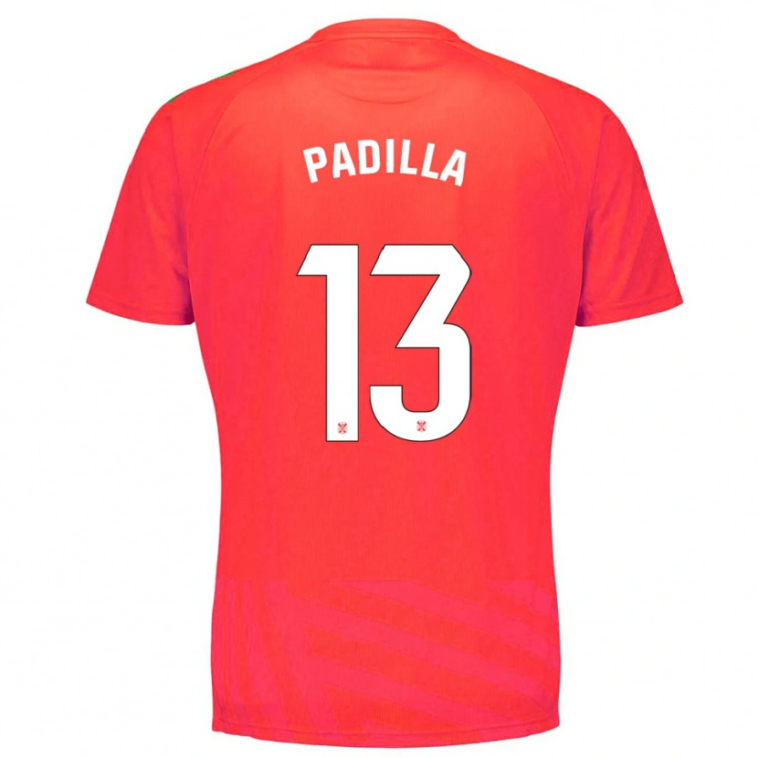 Danxen Dames Alejandro Padilla #13 Rood Wit Keepersshirt 2025/26 T-Shirt België