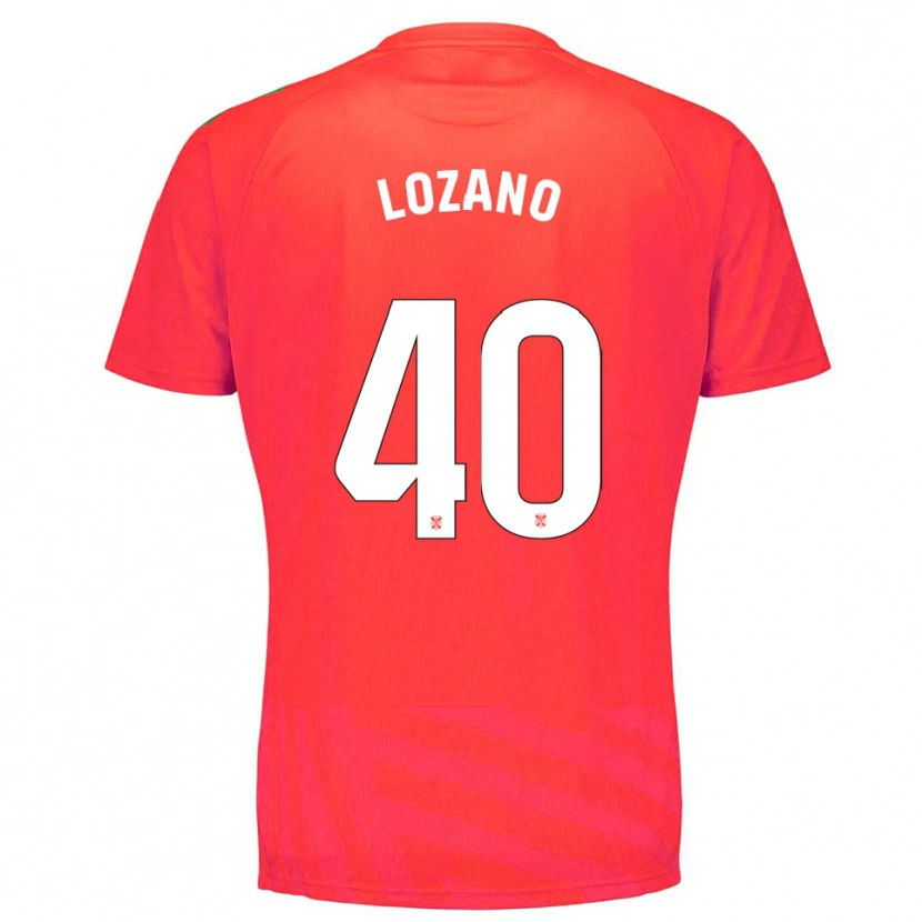 Danxen Dames Gabriel Lozano #40 Rood Wit Keepersshirt 2025/26 T-Shirt België