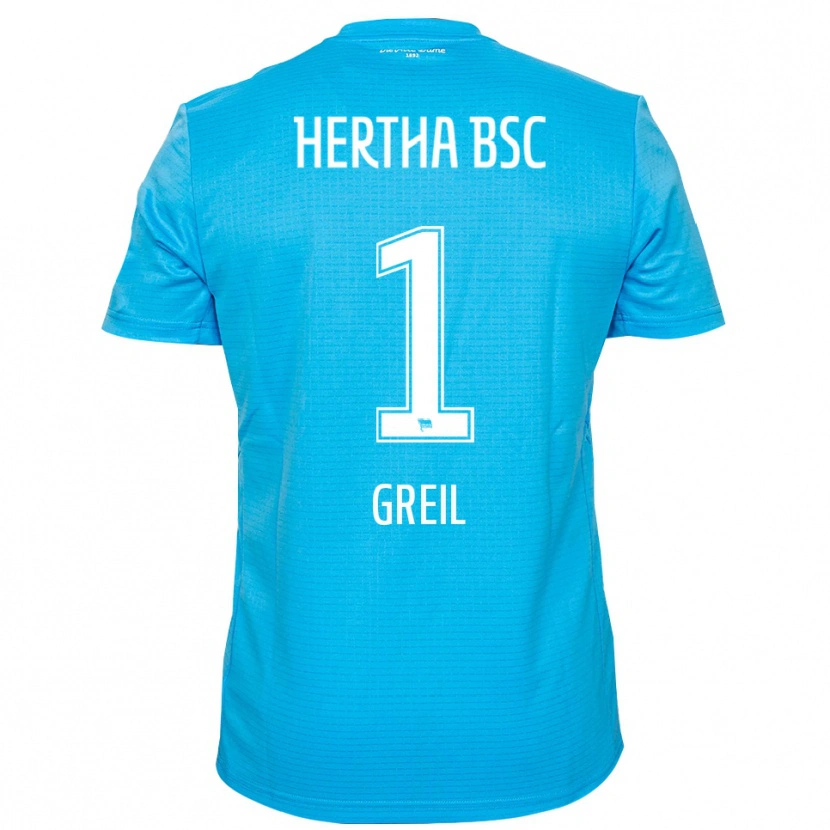 Danxen Dames Luis Greil #1 Lichtblauw Wit Keepersshirt 2025/26 T-Shirt België