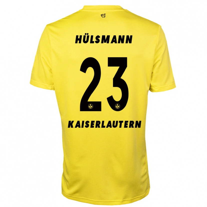 Danxen Dames Randy Hülsmann #23 Geel Zwart Keepersshirt 2025/26 T-Shirt België