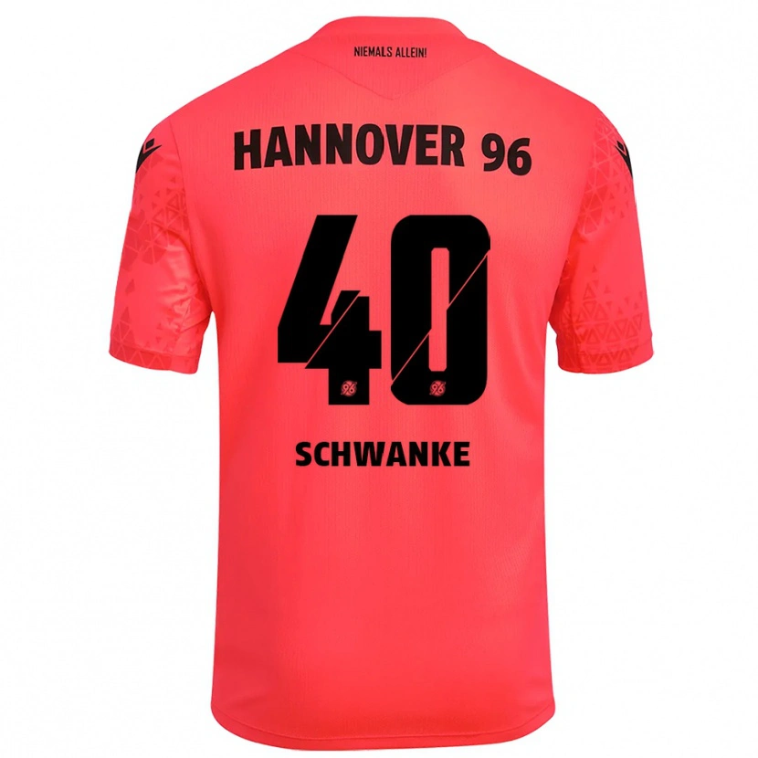 Danxen Dames Jonas Schwanke #40 Rood Zwart Keepersshirt 2025/26 T-Shirt België