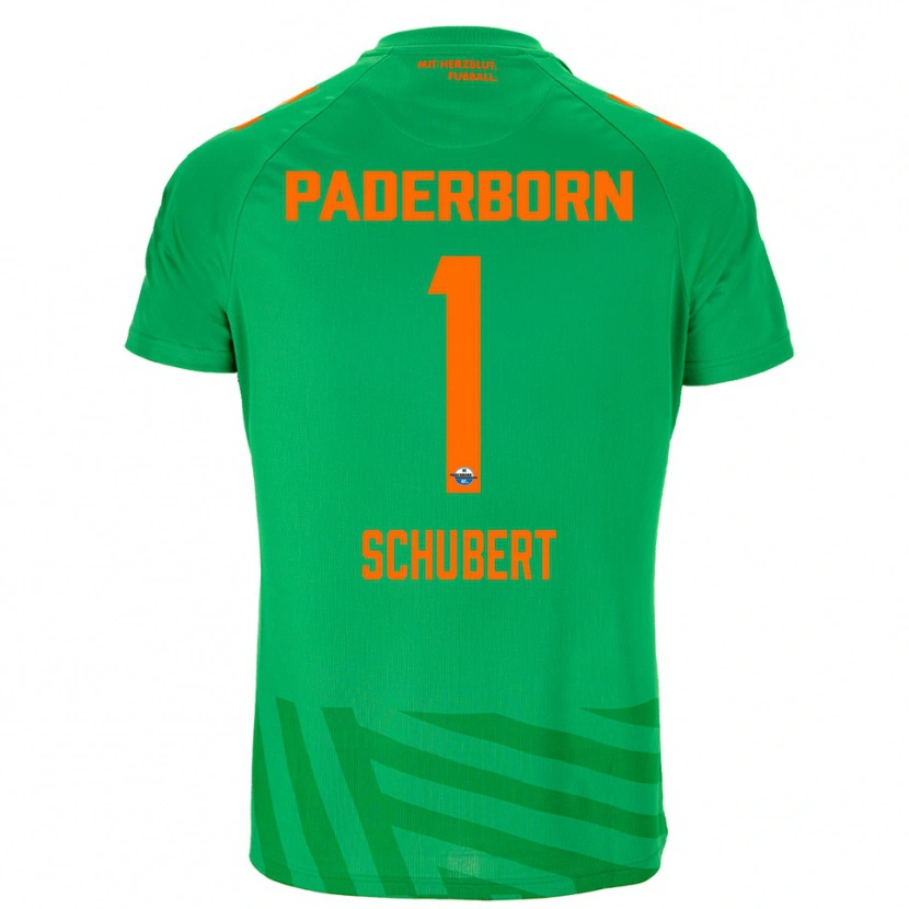 Danxen Dames Markus Schubert #1 Groen Oranje Keepersshirt 2025/26 T-Shirt België